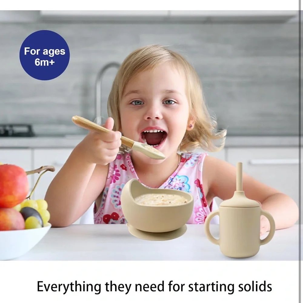 SILICONE FEEDING SET